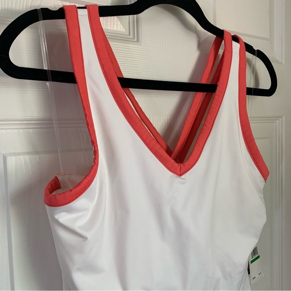NWT FILA White Strappy Racerback Athletic Tank Top, size L - Picture 8 of 12